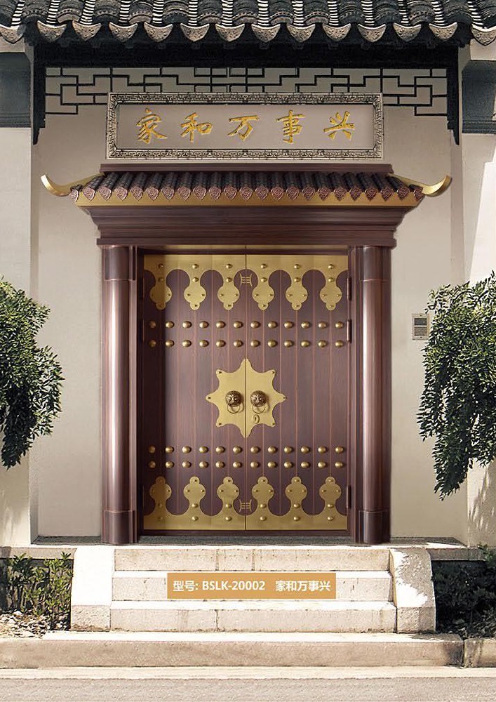 豪华铜门的门扇材质如何选择？